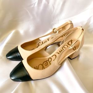 Sam Edelman cap toe Leah heels